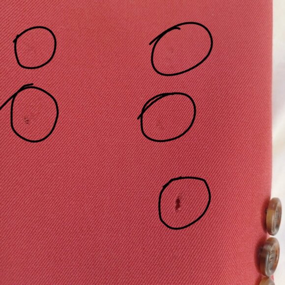 Vintage J Crew Womens Wool Business Suit Coral, Blazer Size 10, Skirt Size 12 - Picture 9 of 16